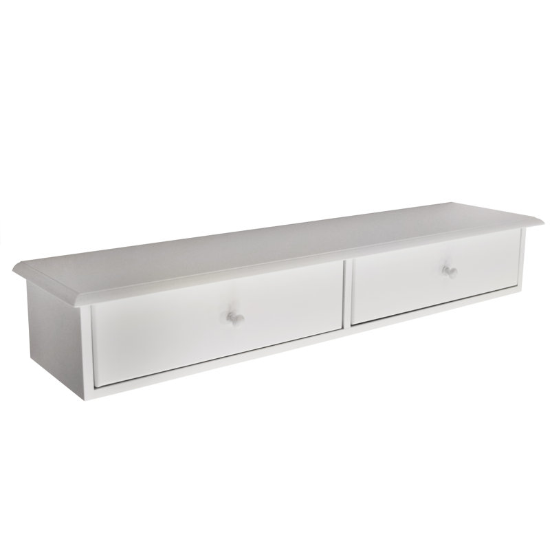Sheila Floating Shelf, White