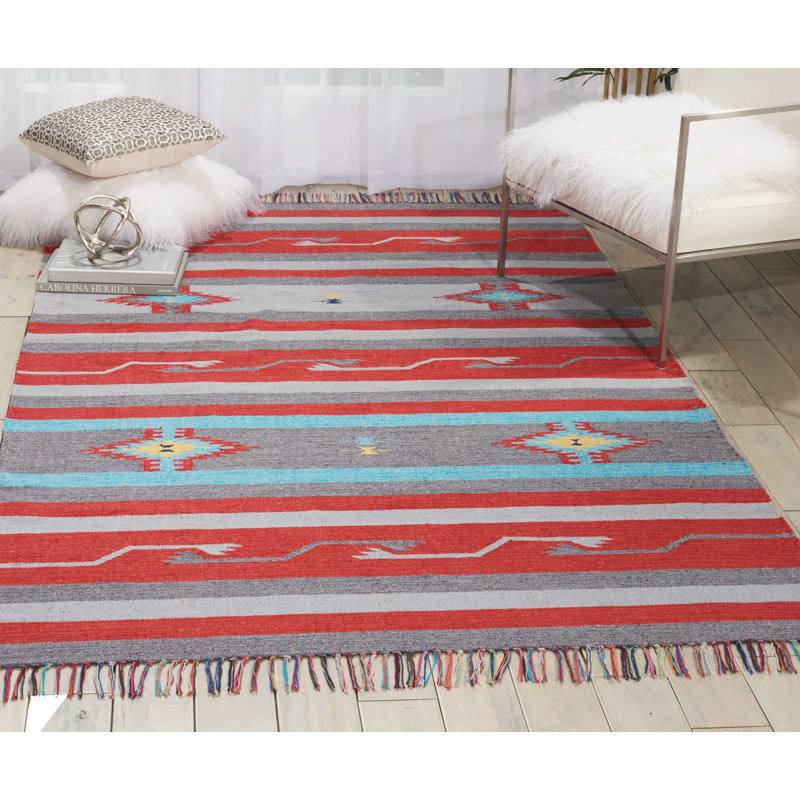 Clarkton Southwestern Indoor Rug, Rectangle 5' x 7'