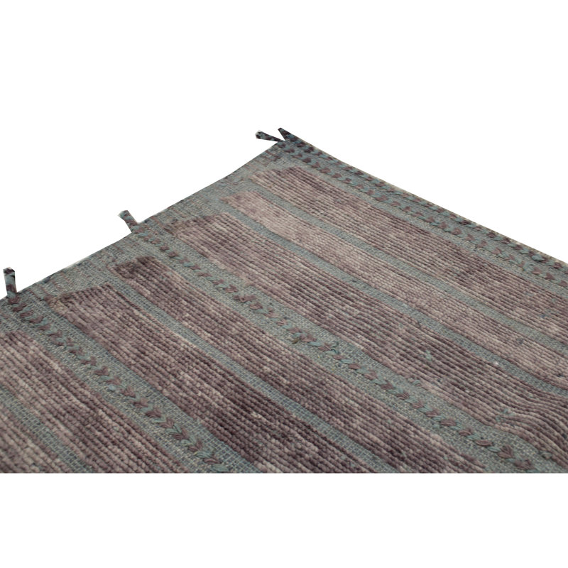 Wool Striped Area Rug