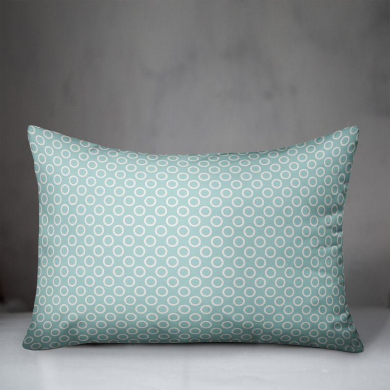 Coussin circulaire, Bleu