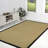 Locklin Farmhouse Cottage Border Jute Natural/Black Rug-1946578303