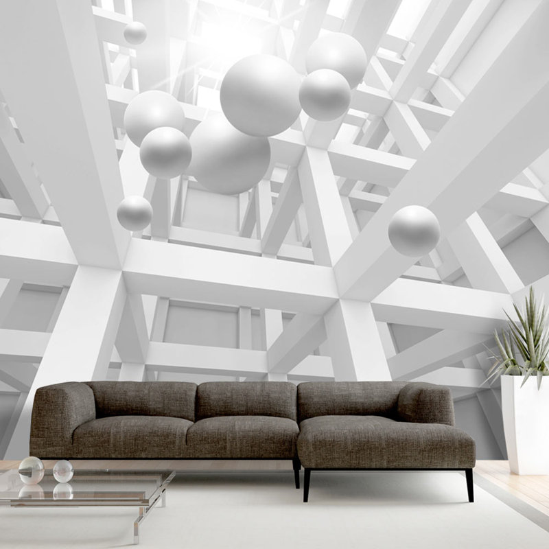 Geometric Wall Mural, 110.2" L x 157.5" W