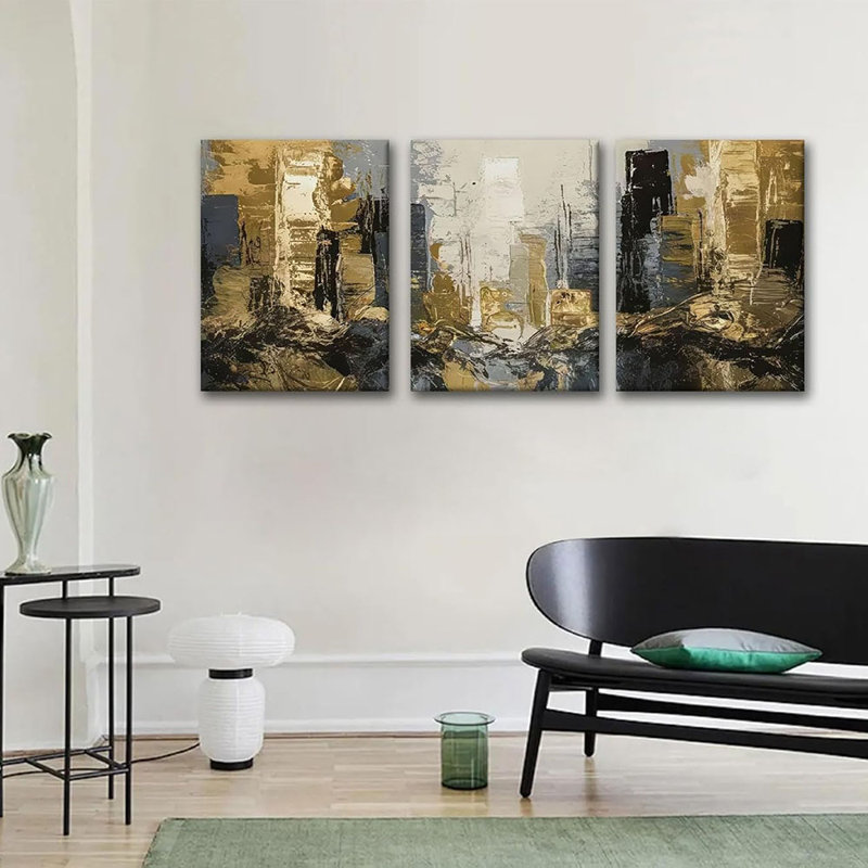3 Piece Wrapped Canvas Set