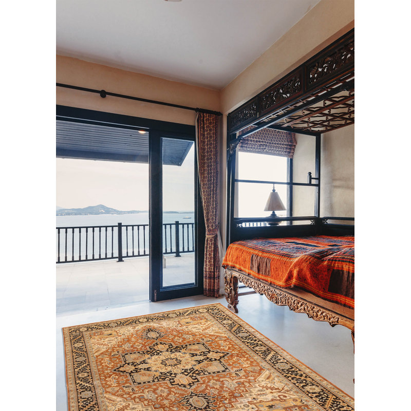 Tapis cuivre Jamshidpour 8 pi 11 po x 12 pi 3 po