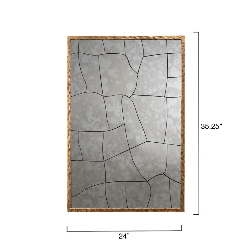 Fractu Rectangle Iron Mirror