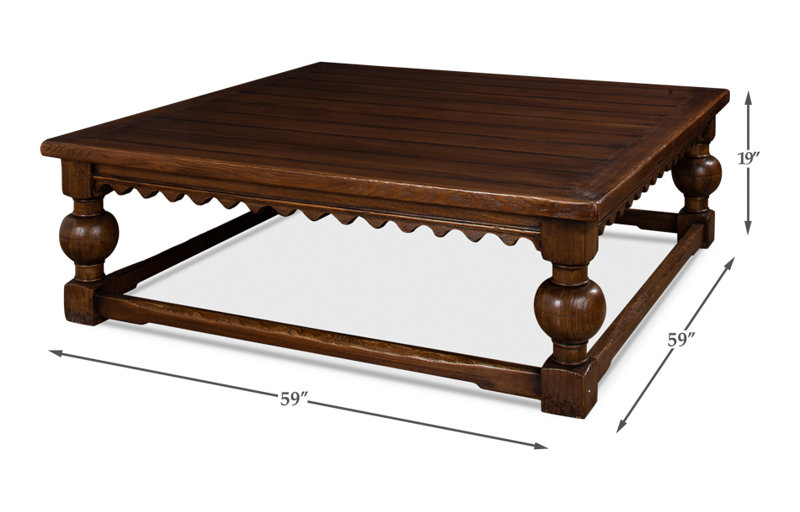 Mcmeans Solid Wood Coffee Table
