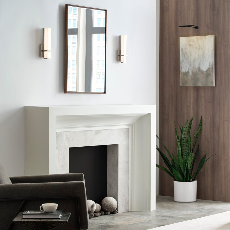 Milan 1 - Light LED Bath Bar, Satin Nickel