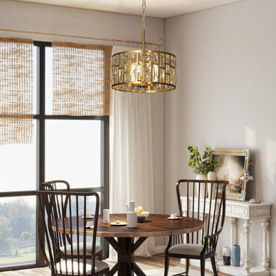 Crystal, Glass Flush Mount