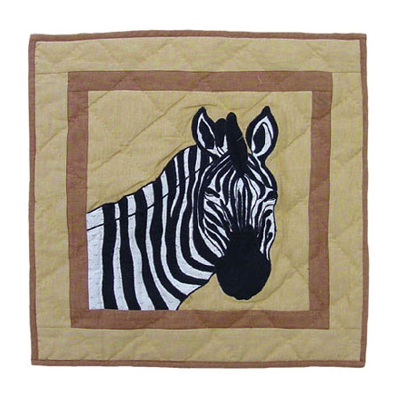 Safari Cotton Throw Pillow