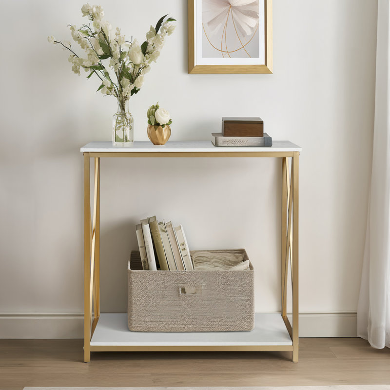 Console Table, 30" H x 30.79" W x 13.82" D