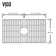 Silicone Grid 27" L x 15" W Silcone Bottom Sink Grid for 30 in. Single Bowl Kitchen Sink