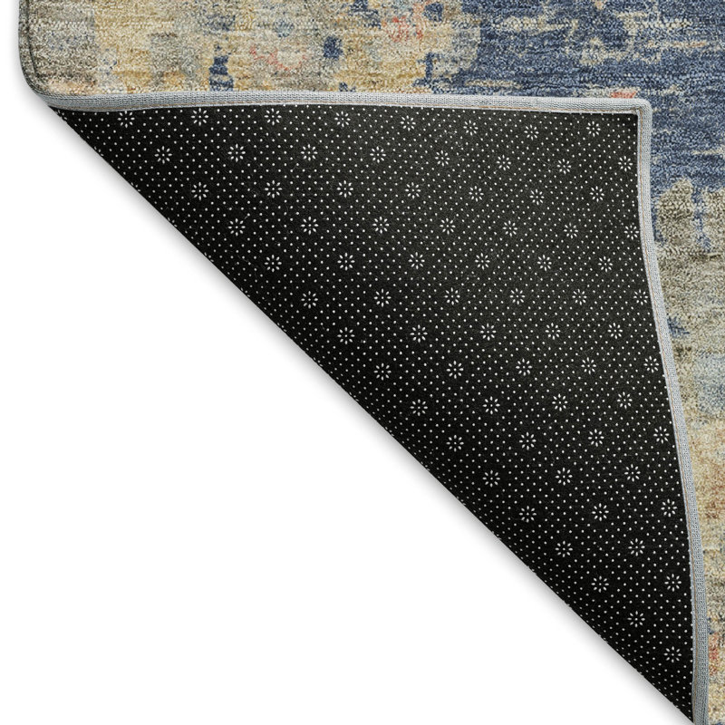 Machine Washable Indoor/Outdoor Matsumura ACN2302 Global Rug, Rectangle 8' x 10'