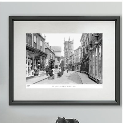 St Austell, Fore Street 1912 by Francis Frith - Single Picture Frame Print