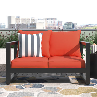 Outdoor 5'' Loveseat Seat / Back Cushion