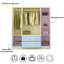 Armoire 4 portes 70,9 po Ragin-677932200
