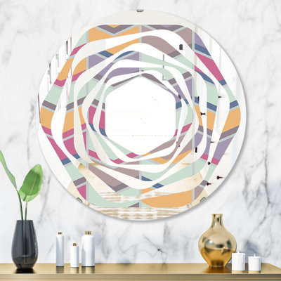 Miroir mural Whirl Abstract Design X