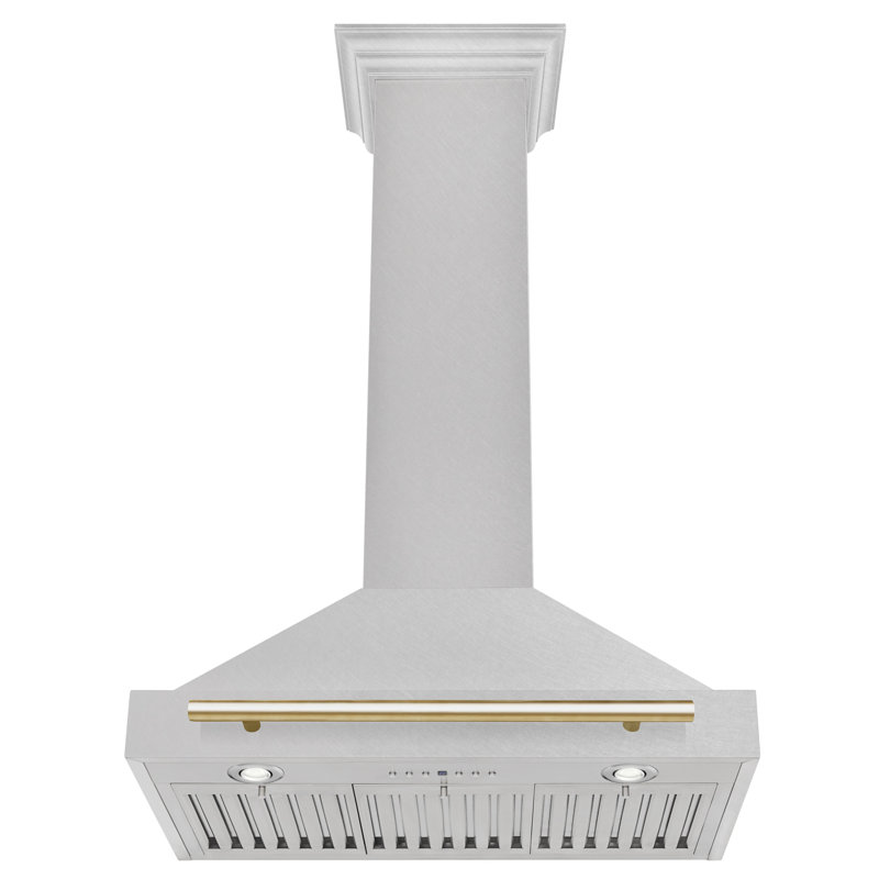 ZLINE 30" Autograph Edition Fingerprint Resistant Stainless Steel Range Hood with Fingerprint Resistant Stainless Steel Shell