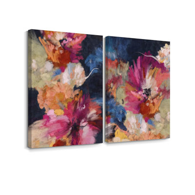 2 Piece Wrapped Canvas Wall Art