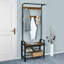 Allensworth 72 cm W Hall Tree with Shoe Storage-1355125801
