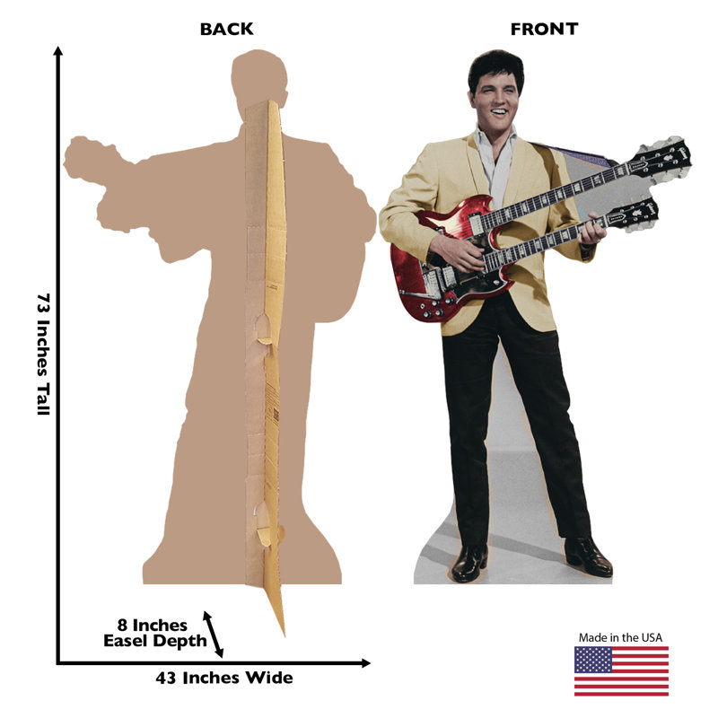 Elvis Presley 73'' Musicians Cardboard Standup