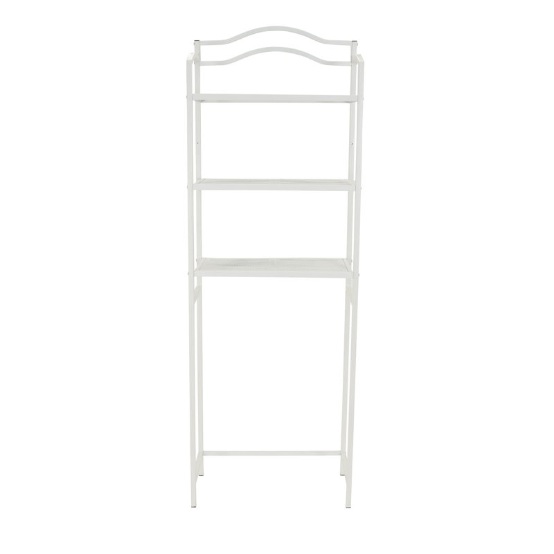 Étagère à 3 éléments au-dessus des toilettes, Blanc