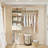 20.5‘’ - 60'' W Wall Cabinet with Drawers and Hanging Rods-111632919