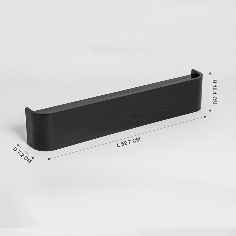 Wall 5 - Hook Coat Rack, Oak/Black