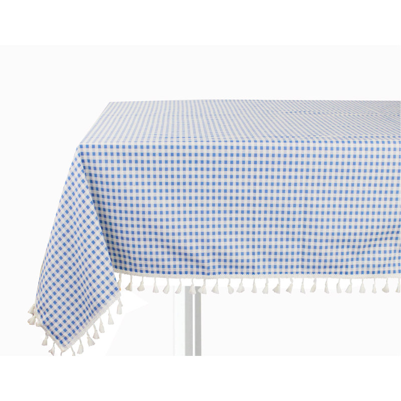 Nappe carrée en mélange de coton, Vert, 80 po x 55 po