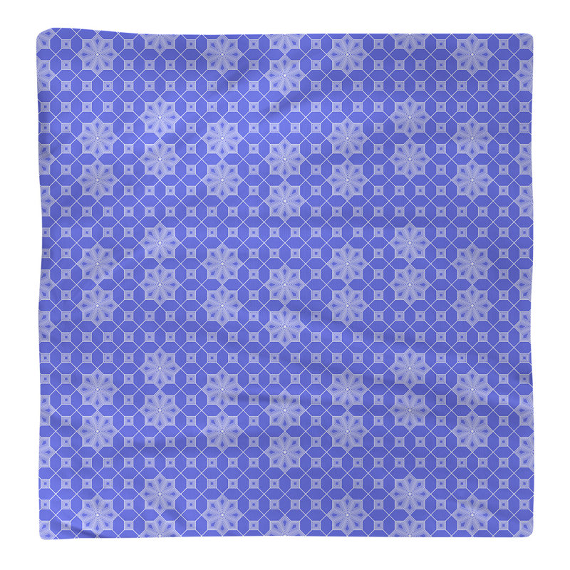 Serviette de coton à treillis classique, Bleu, H 0,1 po x l 22 po x P 22 po, Sergé de polyester