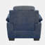 Canapé moelleux en tissu texturé bleu-1992169221