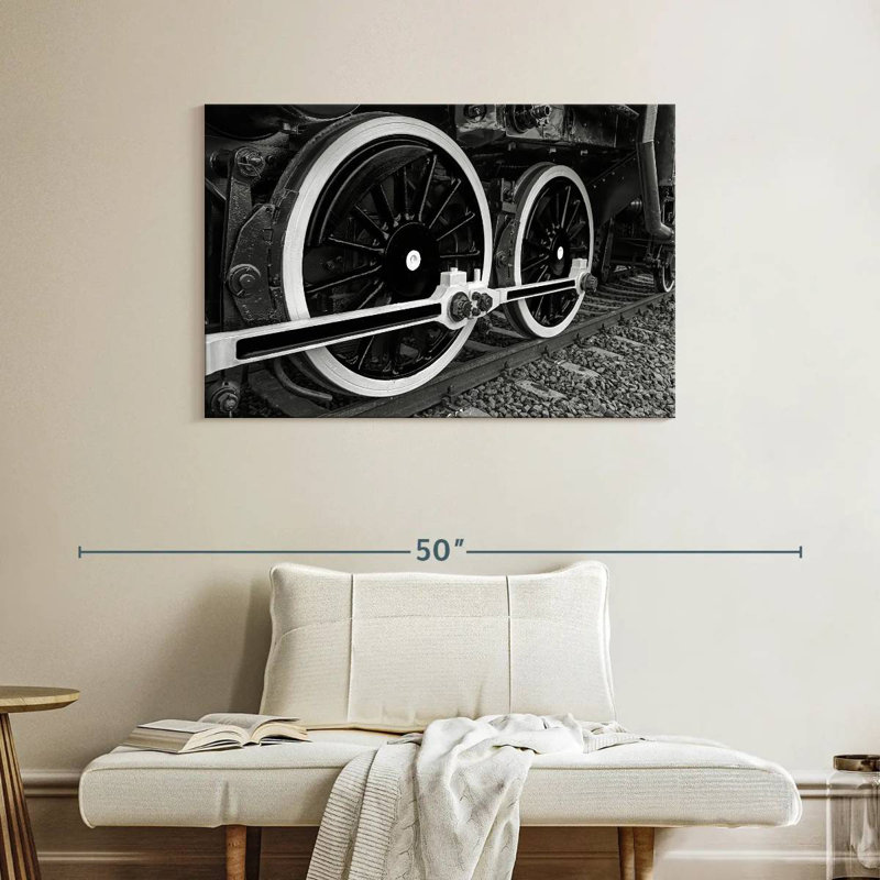 Mehar Train Wheels, 26" H x 39" W