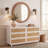 Andreq 46.93'' W 6-Drawer Double Dresser-701655528