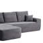 Méridiennes intérieures à compression, chaise longue moderne en tissu 68 pouces