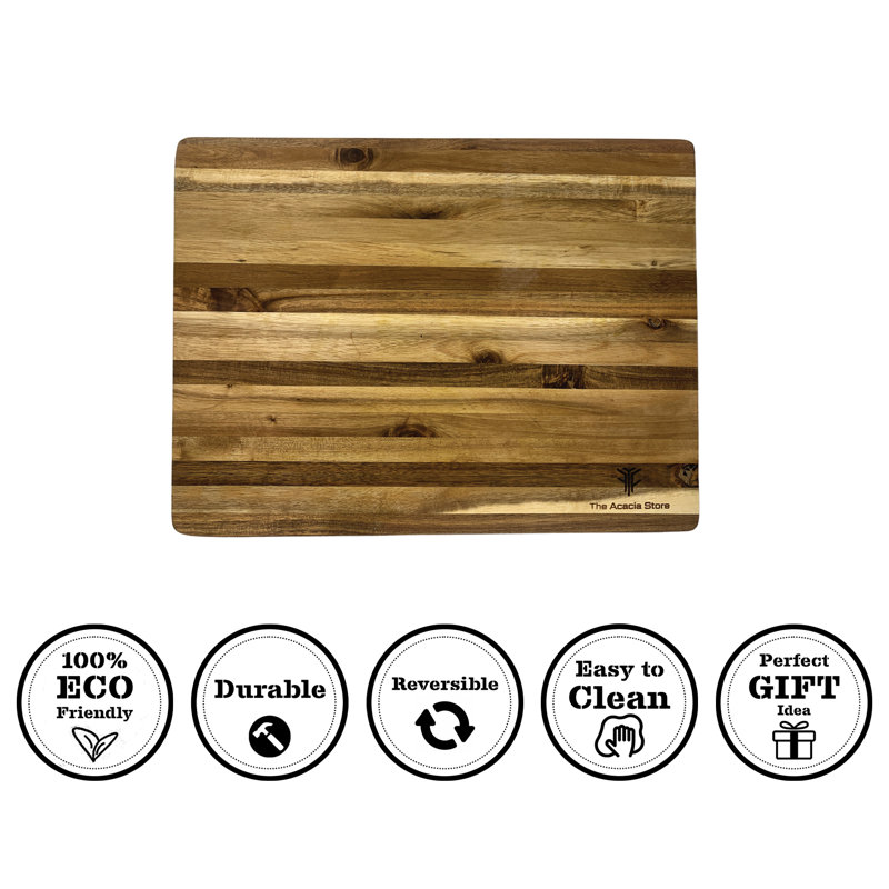 Acacia Wood Rectangular Cutting Board