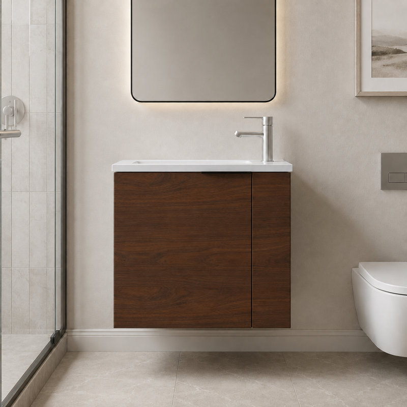 Single Bathroom Vanity with Ceramic Top