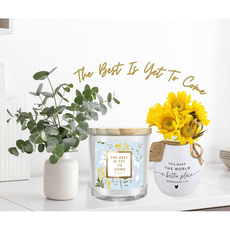 Fresh Jar Candle with Glass Holder