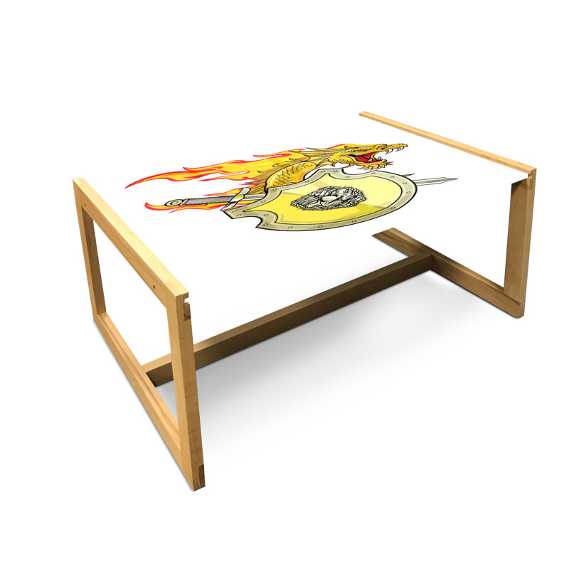 Jaecia Sled Coffee Table, 90cm H x 62cm W x 40cm D