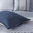 7 Piece Jacquard Comforter Set Navy