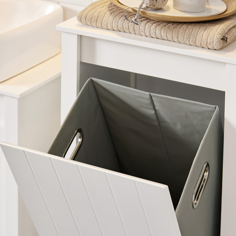 Wood Cabinet Laundry Hamper