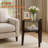 Magnum Mixed Material Modern Two-Tier End Table in Brown-273081496