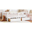 Lit plateforme Aurion avec garde-corps et rangement sous le lit-125179192