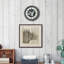 Horloge murale traditionnelle QXA825BLH, brun-101647794