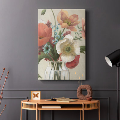 Poppy Time I -Gallery Wraraped Cavas