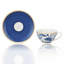 Melodie Porcelain Set of Teapot and 2 teacups with saucers