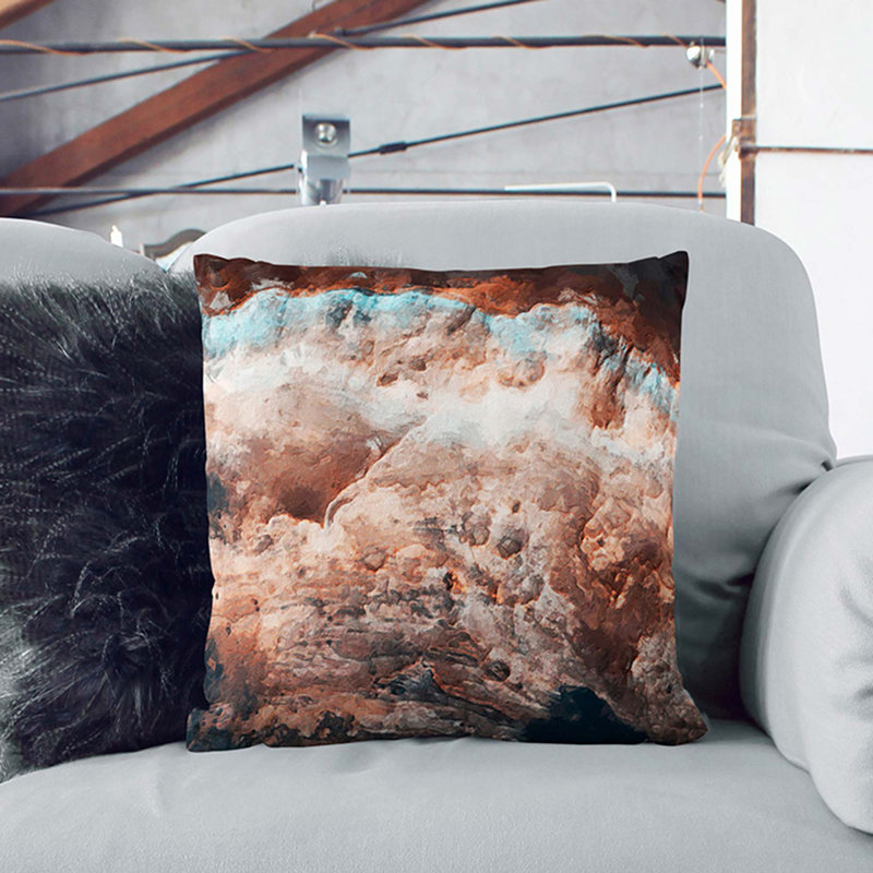Square Throw Cushion, 55cm H x 55cm W x 20cm D