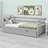 Daybed With Trundle Frame-234697602