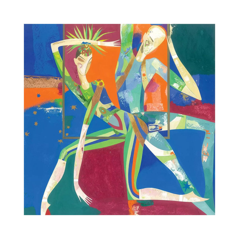 In The Light Of Spotlights II by Neli Lukashyk - Wrapped Canvas Painting, 30.48 cm H x 30.48 cm W