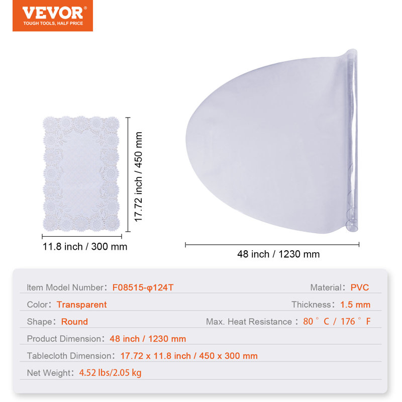Plastic / Vinyl Table Protector