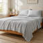 Ensemble de draps en microfibre brossée-138649961-138649962