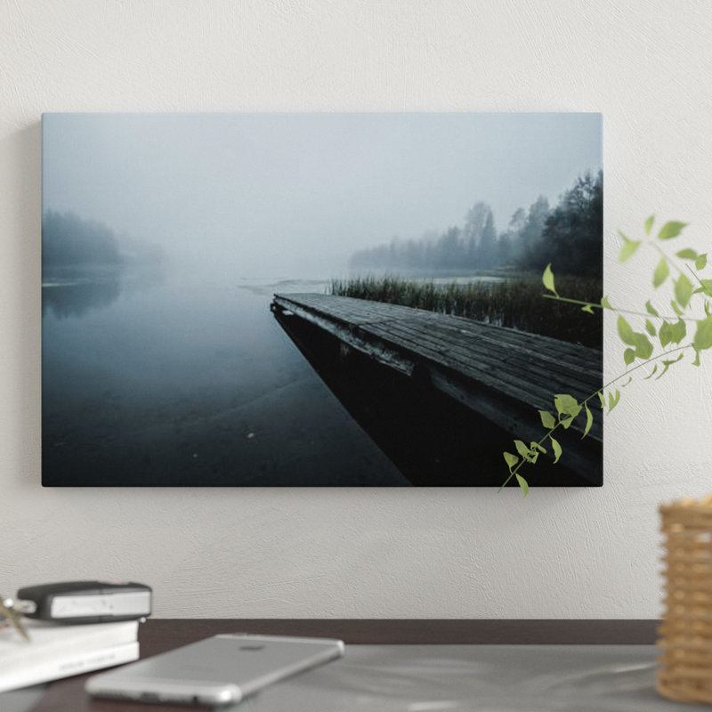 «Fog», impression sur toile, H 26 po x l 40 po x P 1,5 po, Toile tendue
